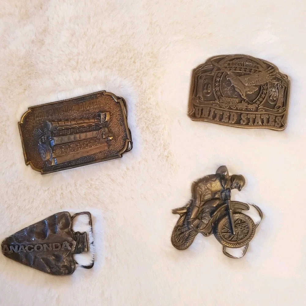 United‎ States Bicentennial 1976 Belt Buckle Flying Eagle CDC Metalworks 1975
